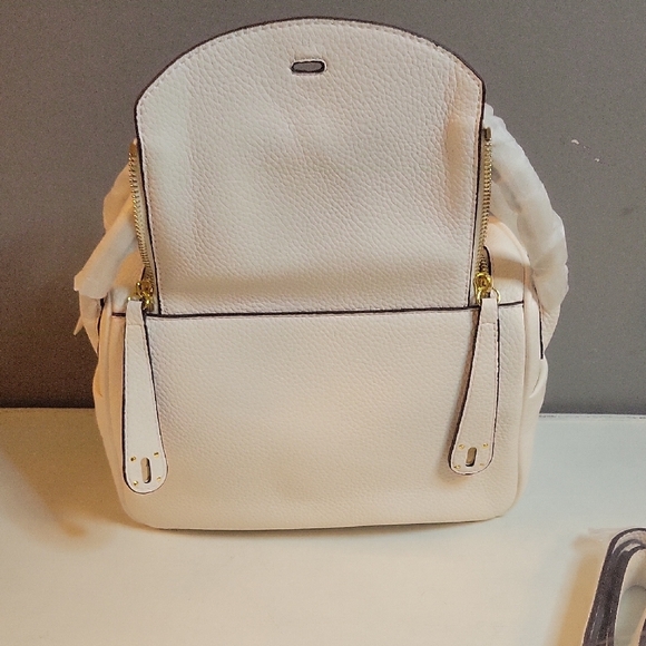 White Leather Doctor Bag w/ Gold Hardware NWT - Picture 11 of 11